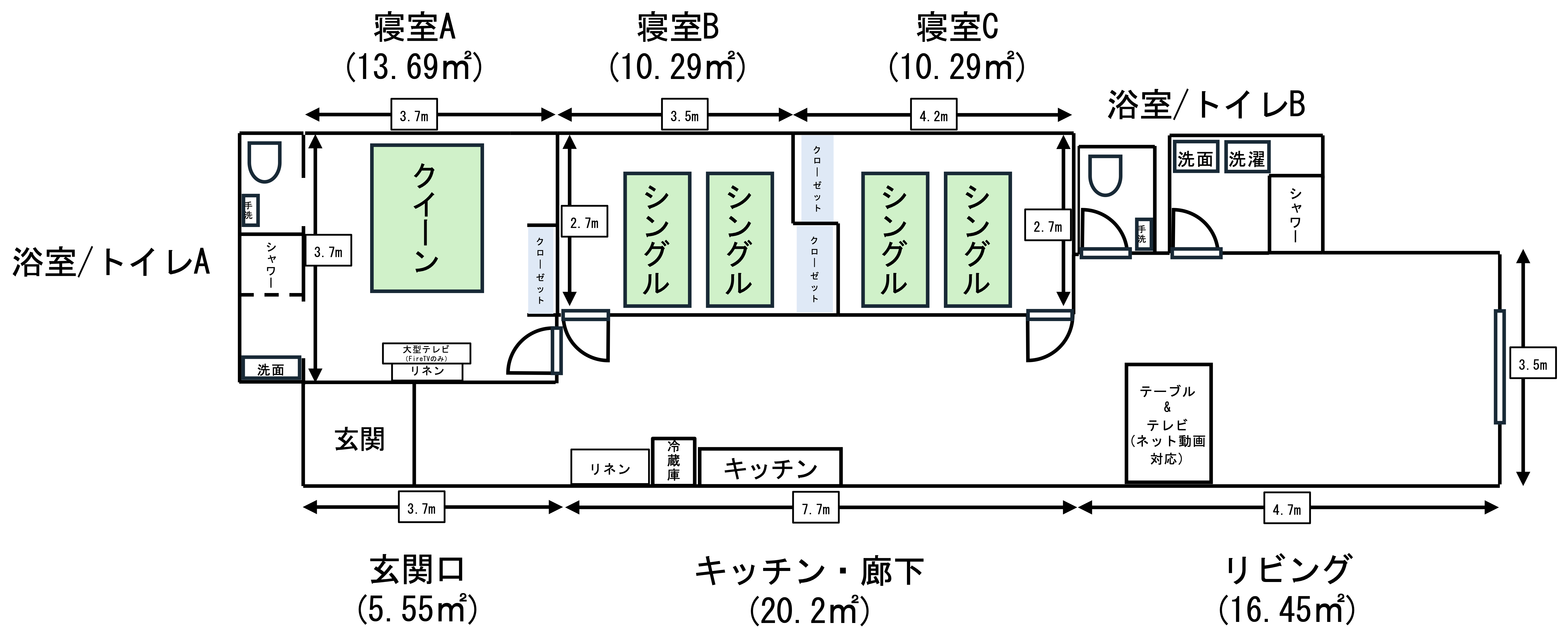 施設の見取り図