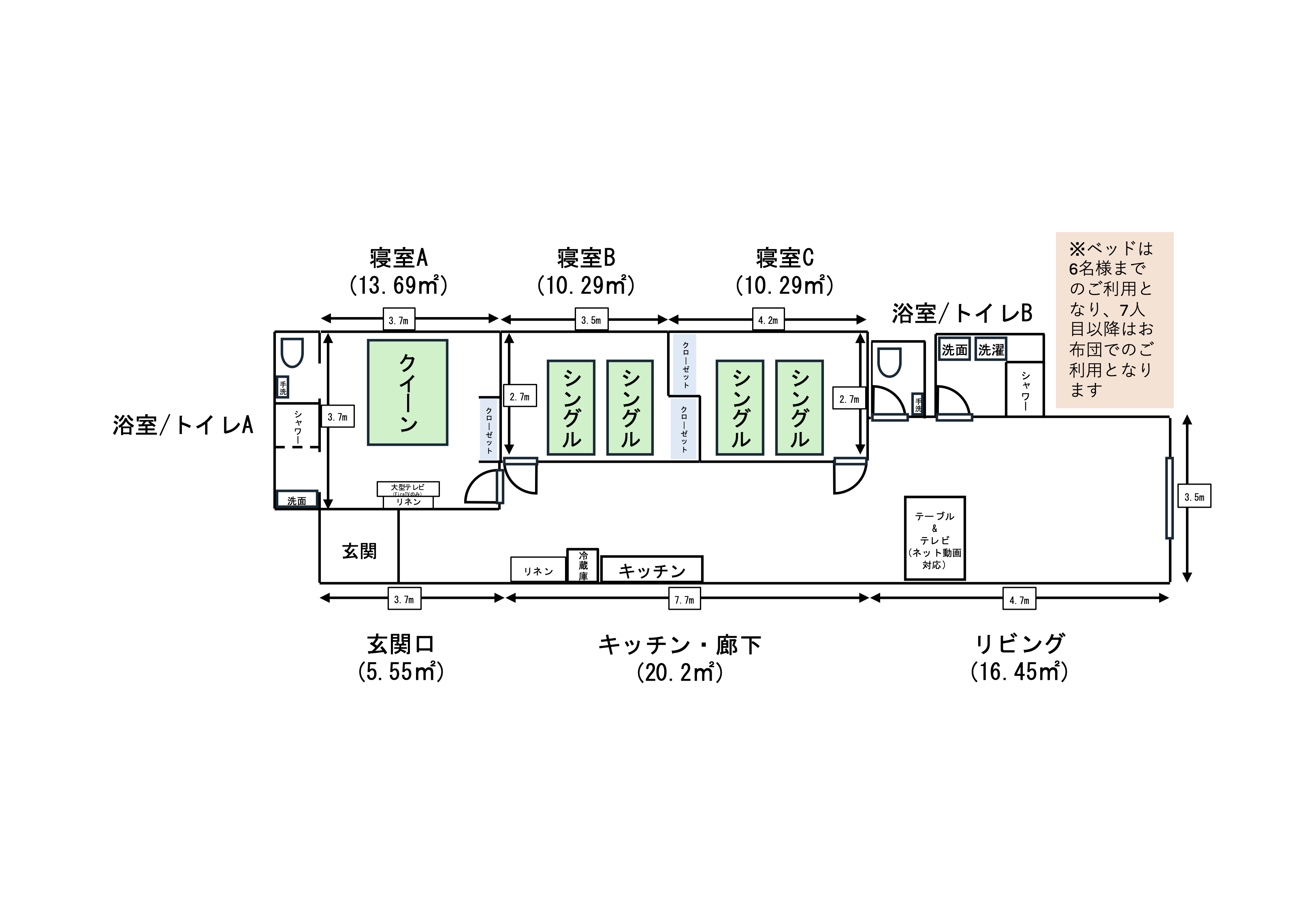 施設の見取り図