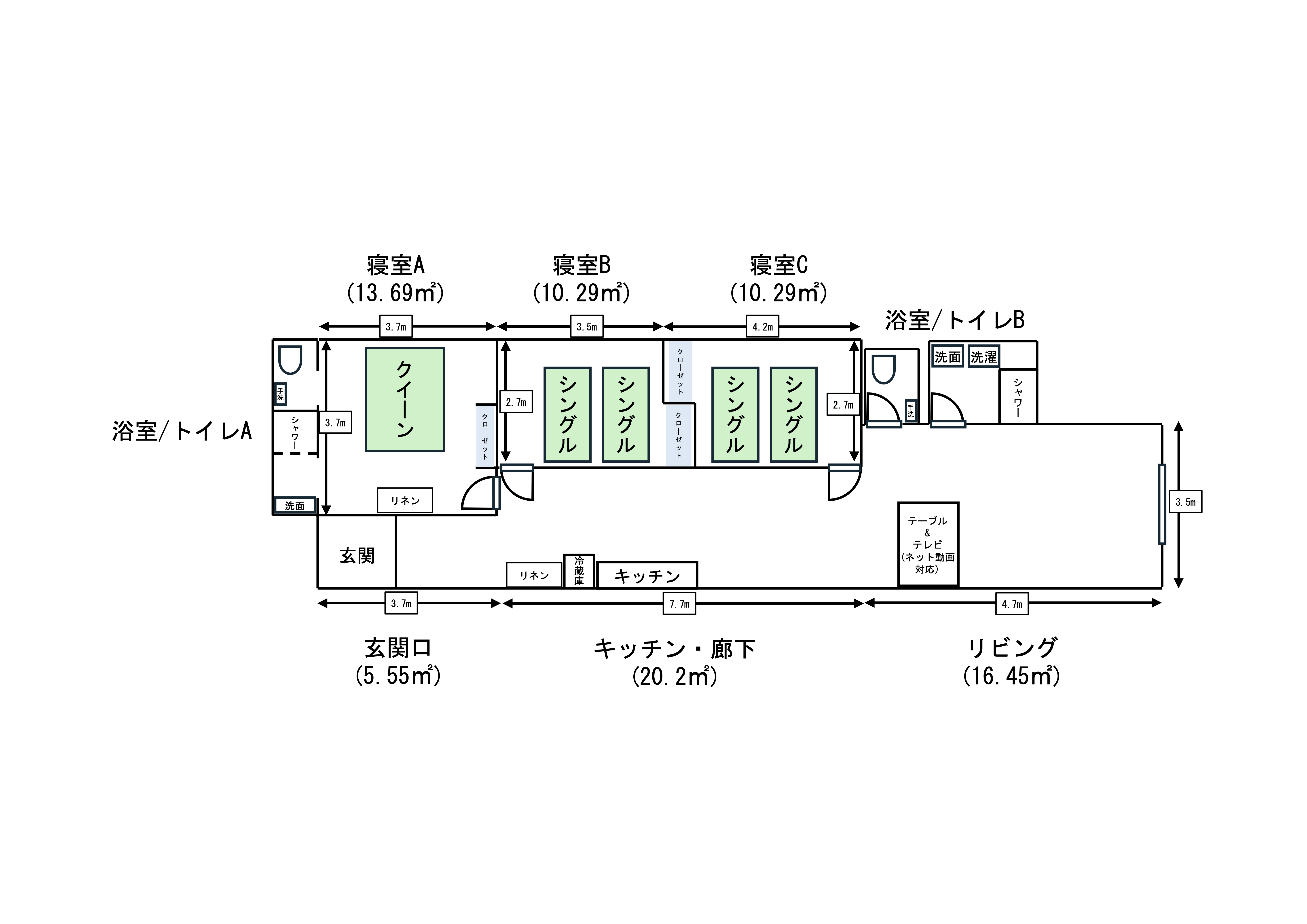 施設の見取り図